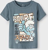 Name it - T-shirt Smurfen - Stormy weather - NMMADRI - Maat 92