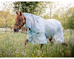 Horseware AmEco Bug Buster - maat 135/183 - silver/sky blue