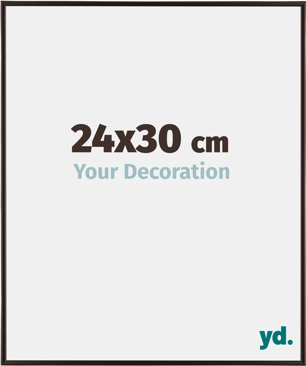 yd. Your Decoration - Fotolijst 24x30 cm - Kunststof - Antraciet - Evry