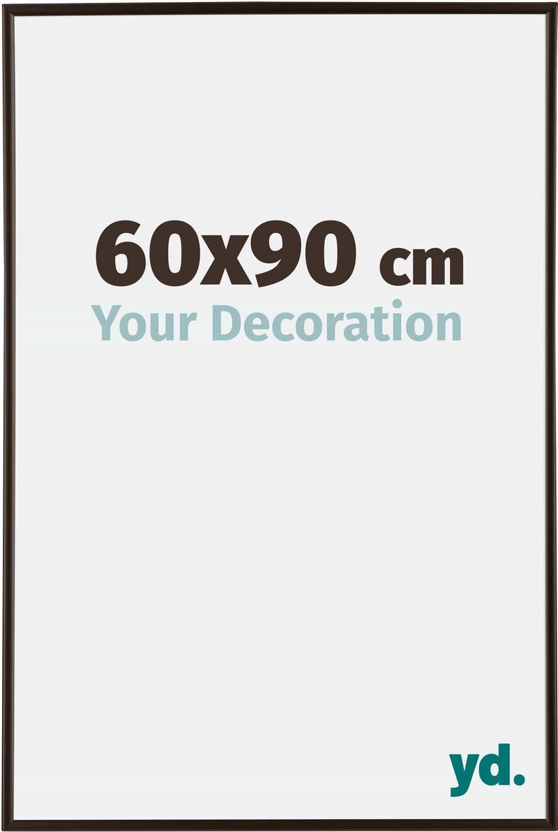 yd. Your Decoration - Fotolijst 60x90 cm - Kunststof - Antraciet - Evry