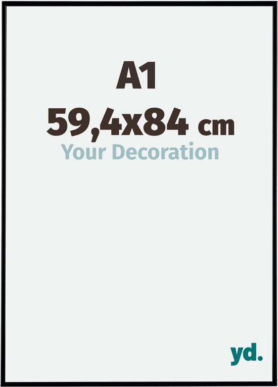 Cadre Photo Your Decoration Evry - 59,4x84cm - Zwart Mat