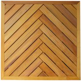 Terrastegel hardhout Almendrillo - Visgraat - 100 x 100 cm (30 mm) vlak geschaafd