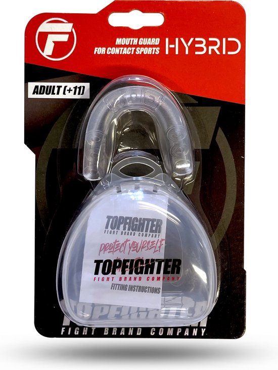 Topfighter Mondbescherming Hybrid Transparant Volwassenen