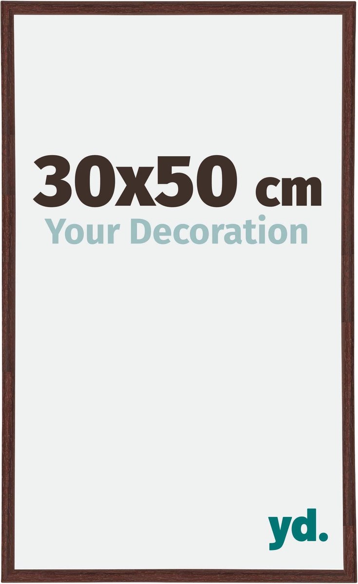 yd. Your Decoration - Fotolijst 30x50 cm - Kunststof - Bruin - Annecy