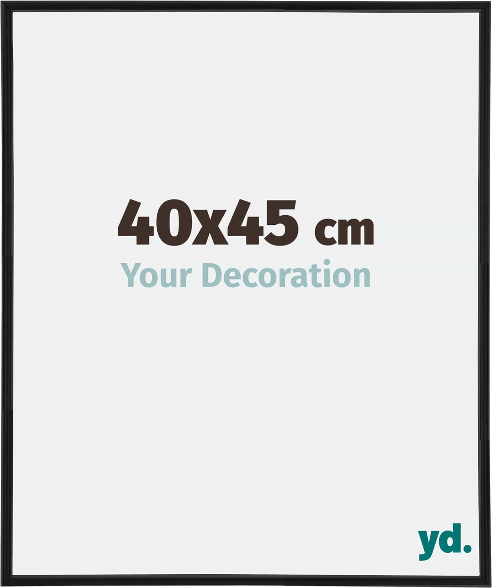 yd. Your Decoration - Fotolijst 40x45 cm - Kunststof - Zwart Mat - Annecy