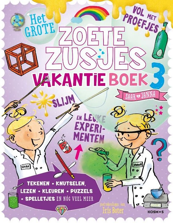 Boek: De Zoete Zusjes - Het grote Zoete Zusjes vakantieboek 3, geschreven door Hanneke de Zoete