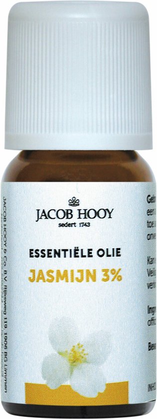 Jacob Hooy Jasmijn - 10 ml - Etherische Olie