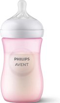 Philips Avent Natural Response Babyfles - Roze - 1 Fles - 260 ml - 1+ maanden - Snelheid 3-speen - SCY903/11