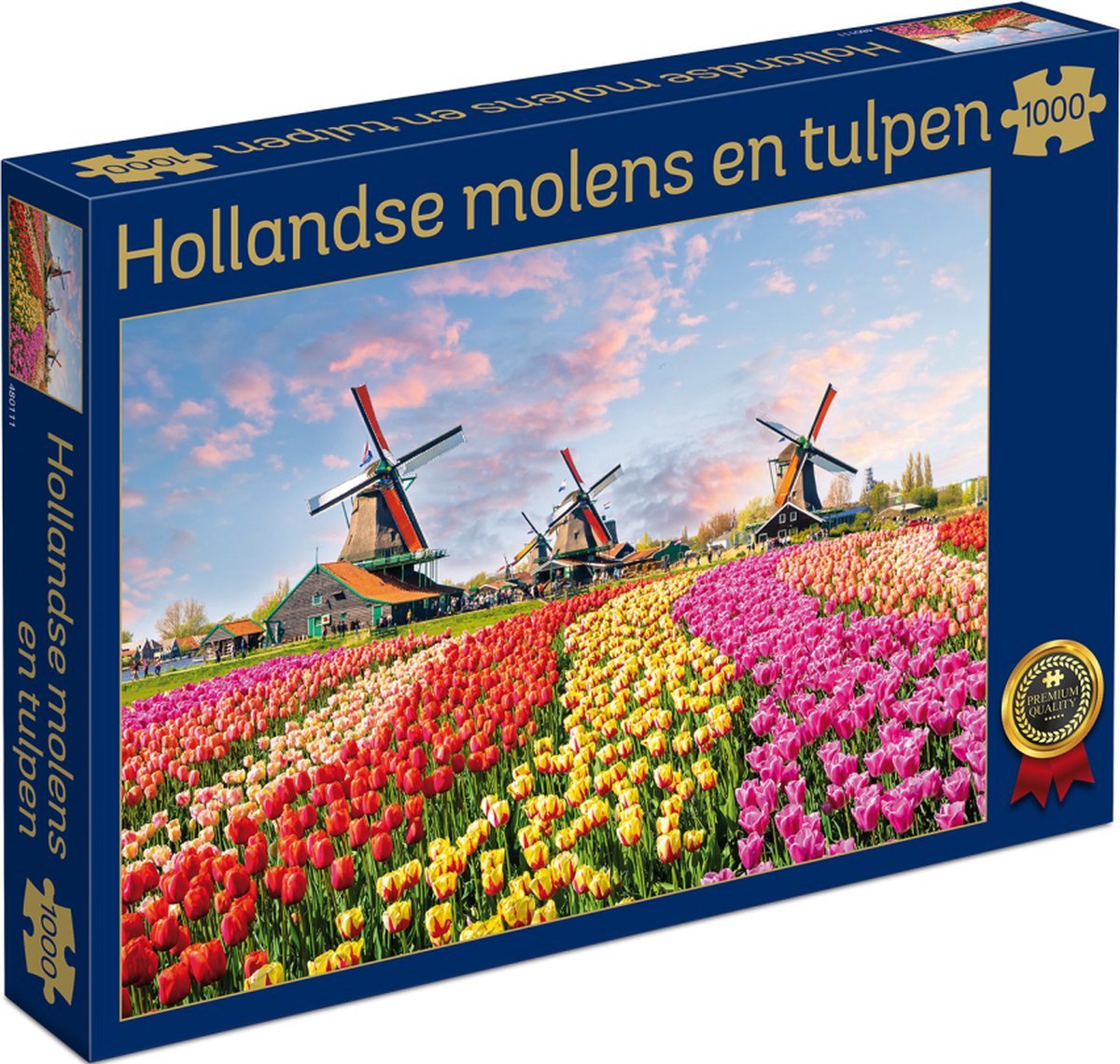 Hollandse Molens en Tulpen Puzzel (1000 stukjes)