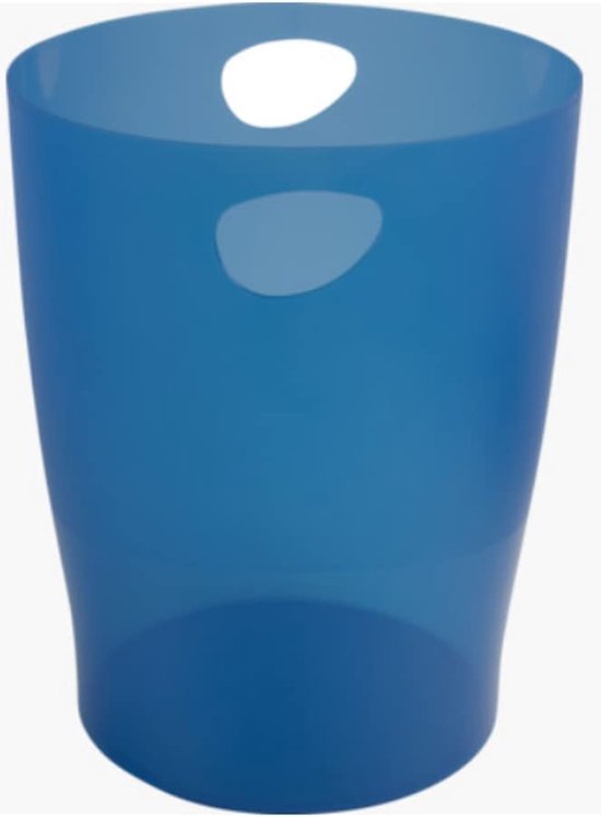 Vuilnisbak van 21 liter met Scandinavisch wit deksel, 33,5x34