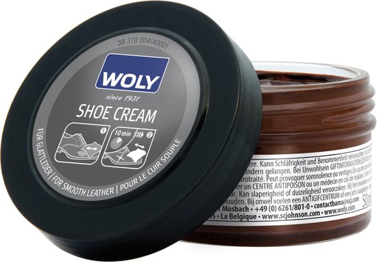 Woly Shoe cream 50 ml grijs