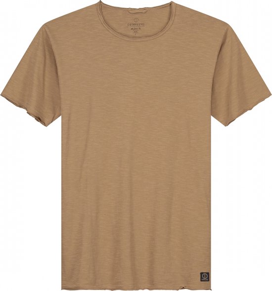 Dstrezzed - Mc Queen T-shirt Melange Beige - Heren - Maat M - Slim-fit