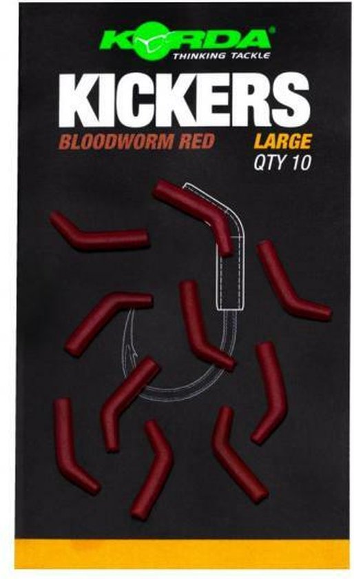 Korda Kickers Large Bloodworm Red van Korda — afbeelding 3