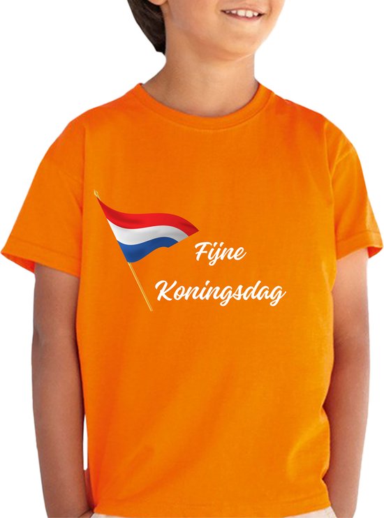 Koningsdag - Kinder T-shirt - Oranje - Maat 92 - Tshirt leeftijd 1 tot  2jaar -... | bol.com