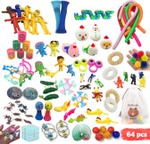 Fidget Toys Pakket - 64 stuks - Fidget Speeltjes Set - Fidgets