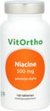 VitOrtho - Niacine 500 mg geleidelijke afgifte - 100 tabs