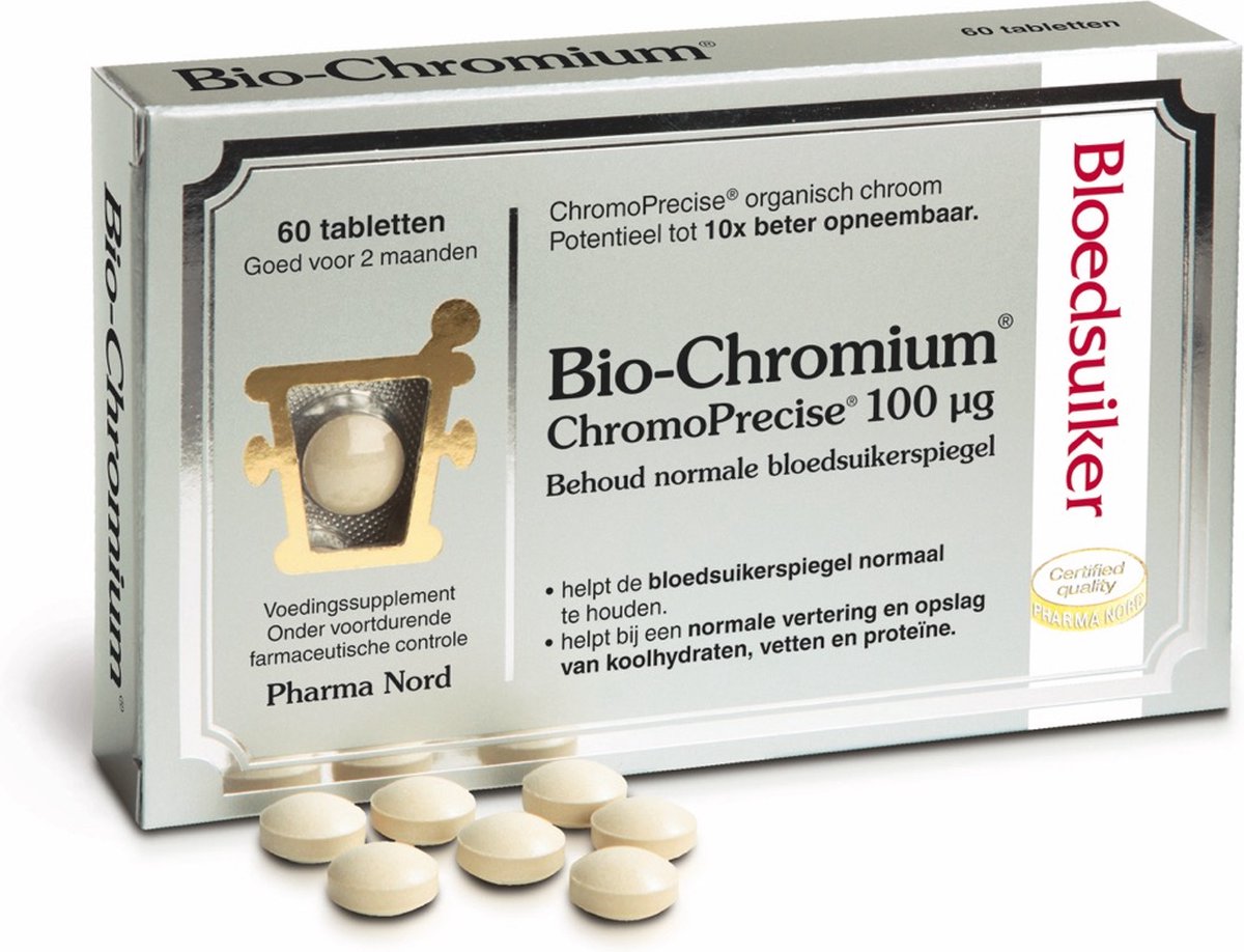 Goedkoopste Pharma Nord Bio-Chromium Bloedsuiker - 60 Tabletten - Voedingssupplementen