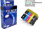 Inkmaster premium Huismerk inkt cartridges XL voor Canon 520 pgi bk CLI 521 Bk , Cyaan , Magenta en Yellow multipack 5 stuks