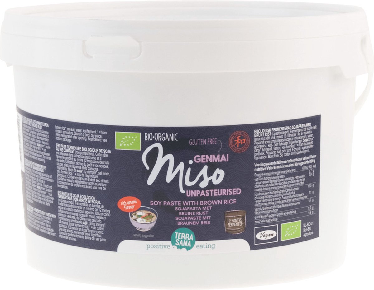 Terrasana Genmai Miso Ong Glas - Voedingssupplement