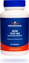 Orthovitaal - MSM 1500 mg - 60 tabletten - Vitaminen - vegan - voedingssupplement