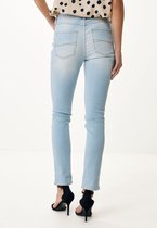 JENNA Mid Waist/ Slim Leg Jeans Dames - Blauw - Maat 26/30