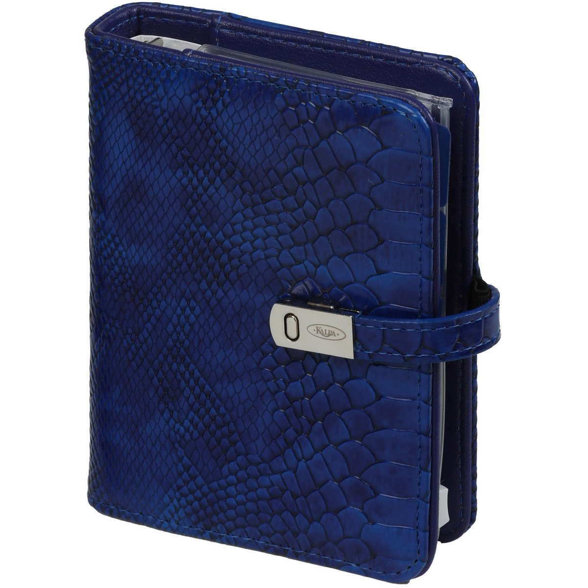 Kalpa 1311-75 Pocket 6 Ringband Agenda Croco Indigo 1 week per 2 paginas 2024-2025