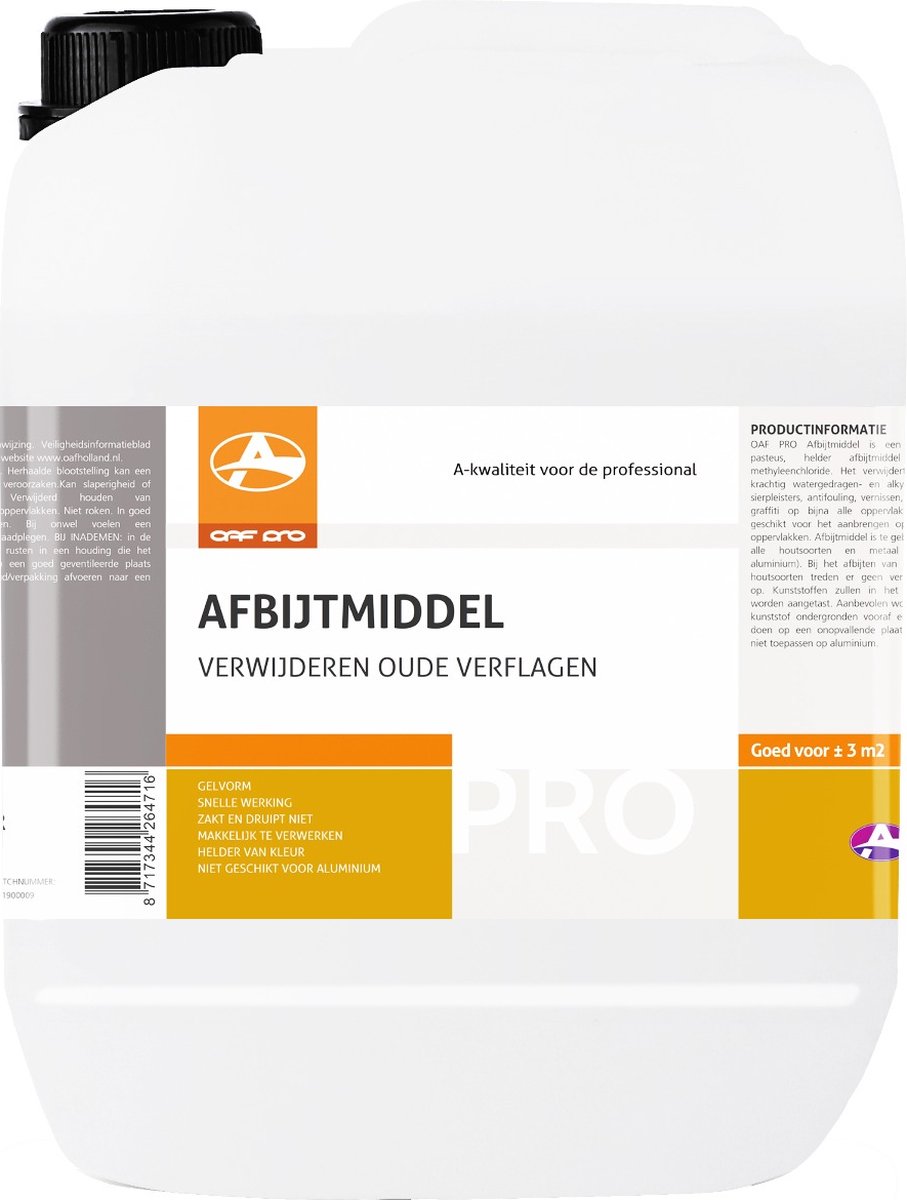 OAF PRO Afbijtmiddel 5 liter