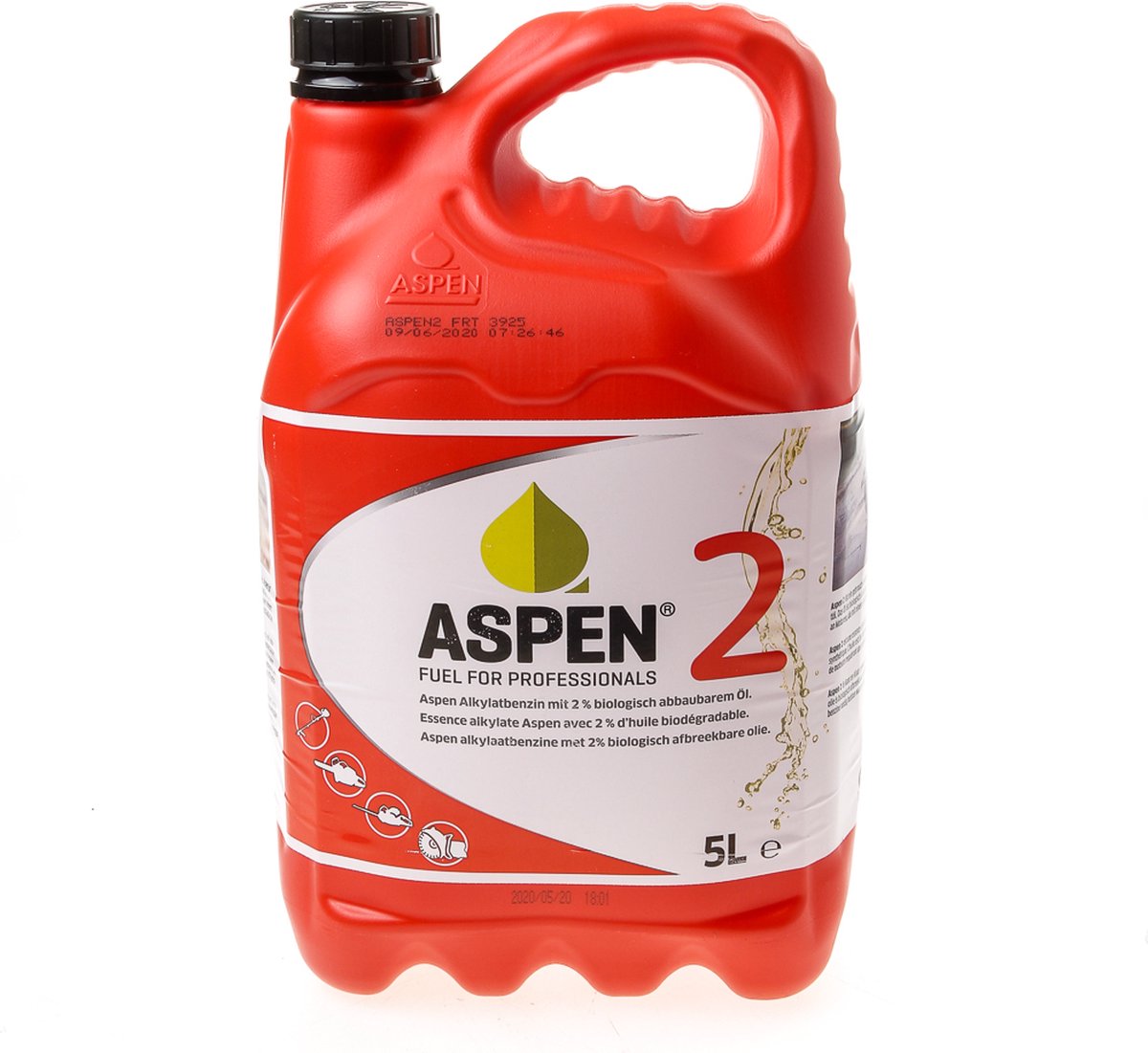 Aspen 2 FRT 5 liter schone alkylaatbenzine voor tweetaktmotoren | bol