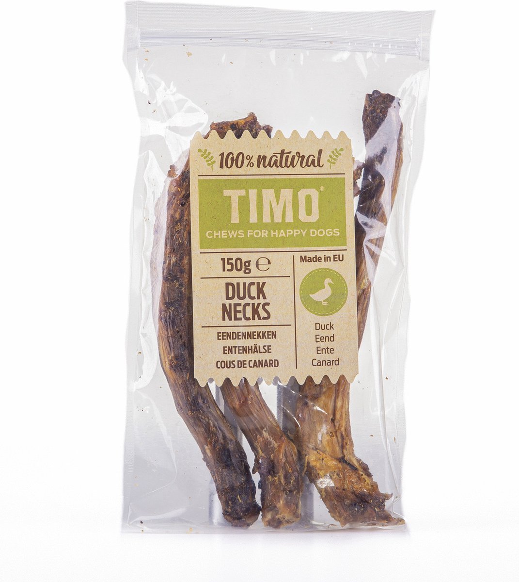 Timo Eendennekken - Hondensnacks - 150 g