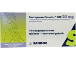 Sandoz Pantoprazol 20mg Tabletten - 3 x 14 tabletten