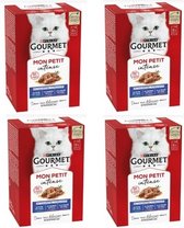 Gourmet Mon Petit Intense - Kattenvoer Natvoer - Vis - 48 x 50 g