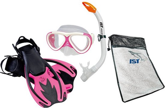 Vvinca Snorkelset voor kinderen 4-14, duikbril met snorkel, 180 graden