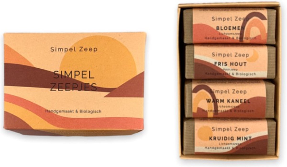 Simpel Zeep - Simpel Zeepjes Cadeaudoosje - Circa 8 x 40 gram