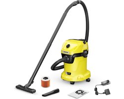 Kärcher WD 3-18 Battery Set V-17/20 Nat- en Droogzuiger - 18 V - Accu 18 V / 5,0 Ah en lader inbegrepen - 17 l - Patroonfilter