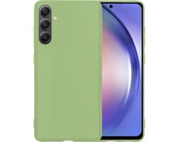 Hoesje - Geschikt voor Samsung Galaxy A54 - Sterk & Shockproof - Siliconen Case - Hoes Cover - Telefoonhoes - Groen