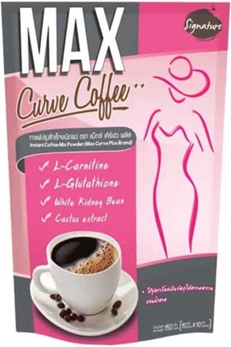 Goedkoopste Max Curve Coffee 15 x 10 grams