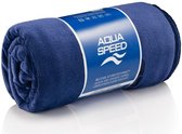 Aqua Speed Dry Soft Microvezel Handdoek 70x140 - Licht Sneldrogende Sport/Zwem Handdoek - Donkerblauw