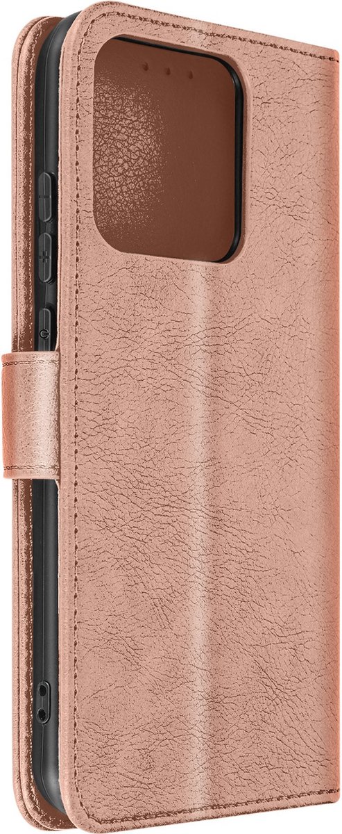 Geschikt voor Xiaomi Redmi 10A Bookcover Video Support Functie roze