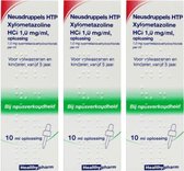 Healthypharm Neusdruppels 1mg/ml Xylometazoline - 3 x 10 ml