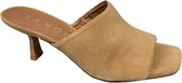 Tango Mya Camel kids mule heel naturel-slipper hak-muil hak kitten