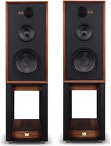 Wharfedale Linton speaker + Stands - Voordeelbundel - Walnoot (Volledige set - 2x Linton Speaker - 2x Linton Stand)