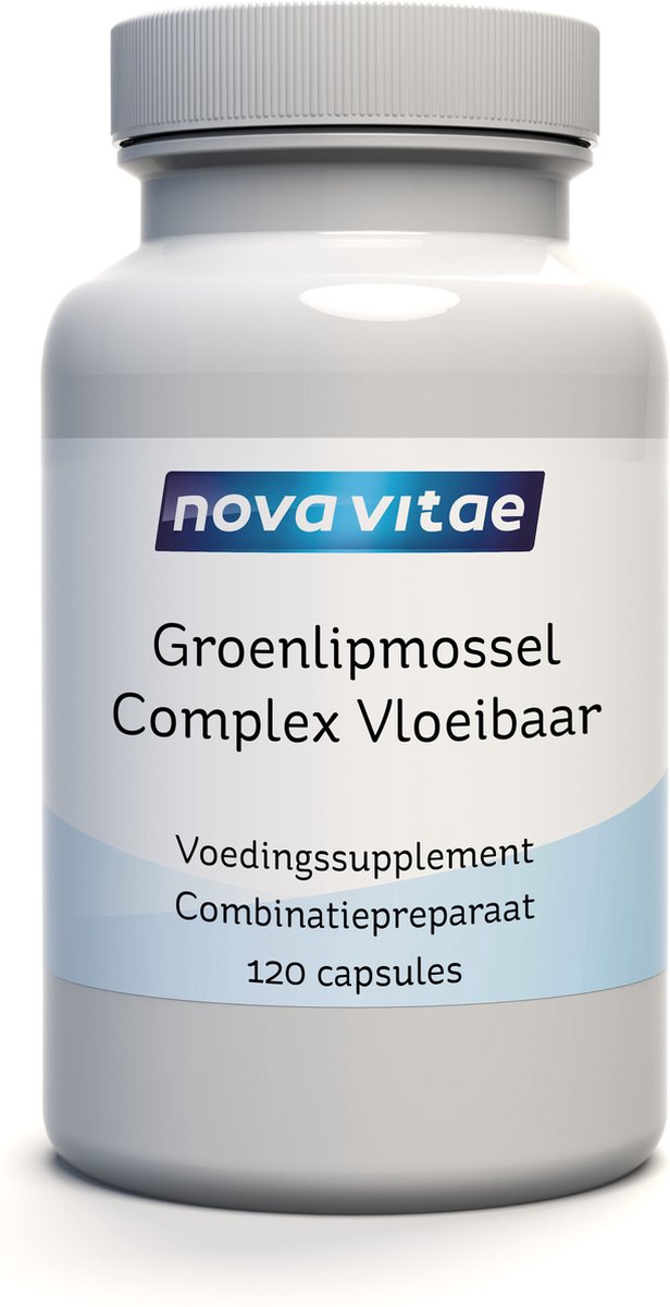 Goedkoopste Nova Vitae - Groenlipmossel Complex Vloeibaar - Vloeibare Groenlipmossel - (120 softgel capsules