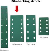 Film papier abrasif CEZET P40, 115x 230 mm