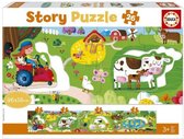 Bébé Farm Puzzle Story Educa (26 pcs)