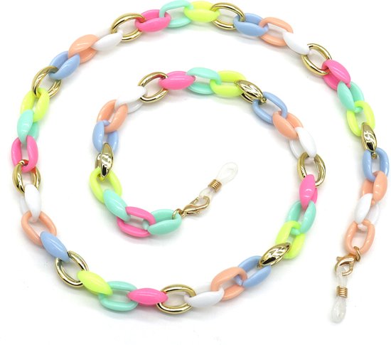 Brillenkoord Schakels - Ketting voor Zonnebril - Multicolor