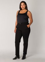 BASE LEVEL CURVY Yoella Pants - Black - maat 1(48)