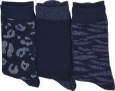 DAMES 12 paar - MULTIPACK - katoenen sokken dames - hoogwaardige katoen, veschillende kleuren met fantasie