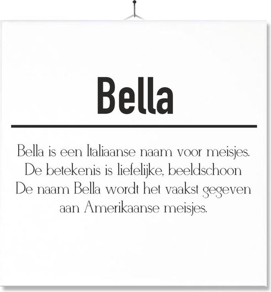 Carrelage Avec Impression | Sens | Présent | Cadeau | Avec nom - Bella