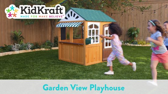 Kidkraft garden sale view outdoor playhouse