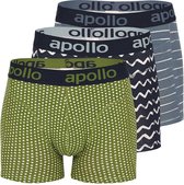 Apollo - Boxershort heren daily - 3-Pack - Maat M - Heren boxershort - Ondergoed heren - boxershort multipack - Boxershorts heren